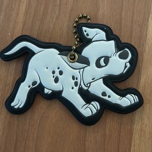 Disk ney Dalmatian charm and Keychain